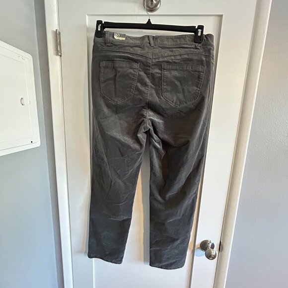NWT 16w Wit & Wisdom Gray Corduroy Pants - Picture 5 of 5